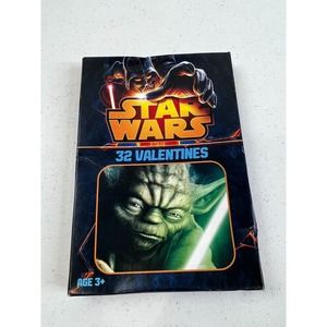 Paper Magic Group Star Wars Jedi‎ Yoda and Darth Vader Game 32 Valentine's Cards
